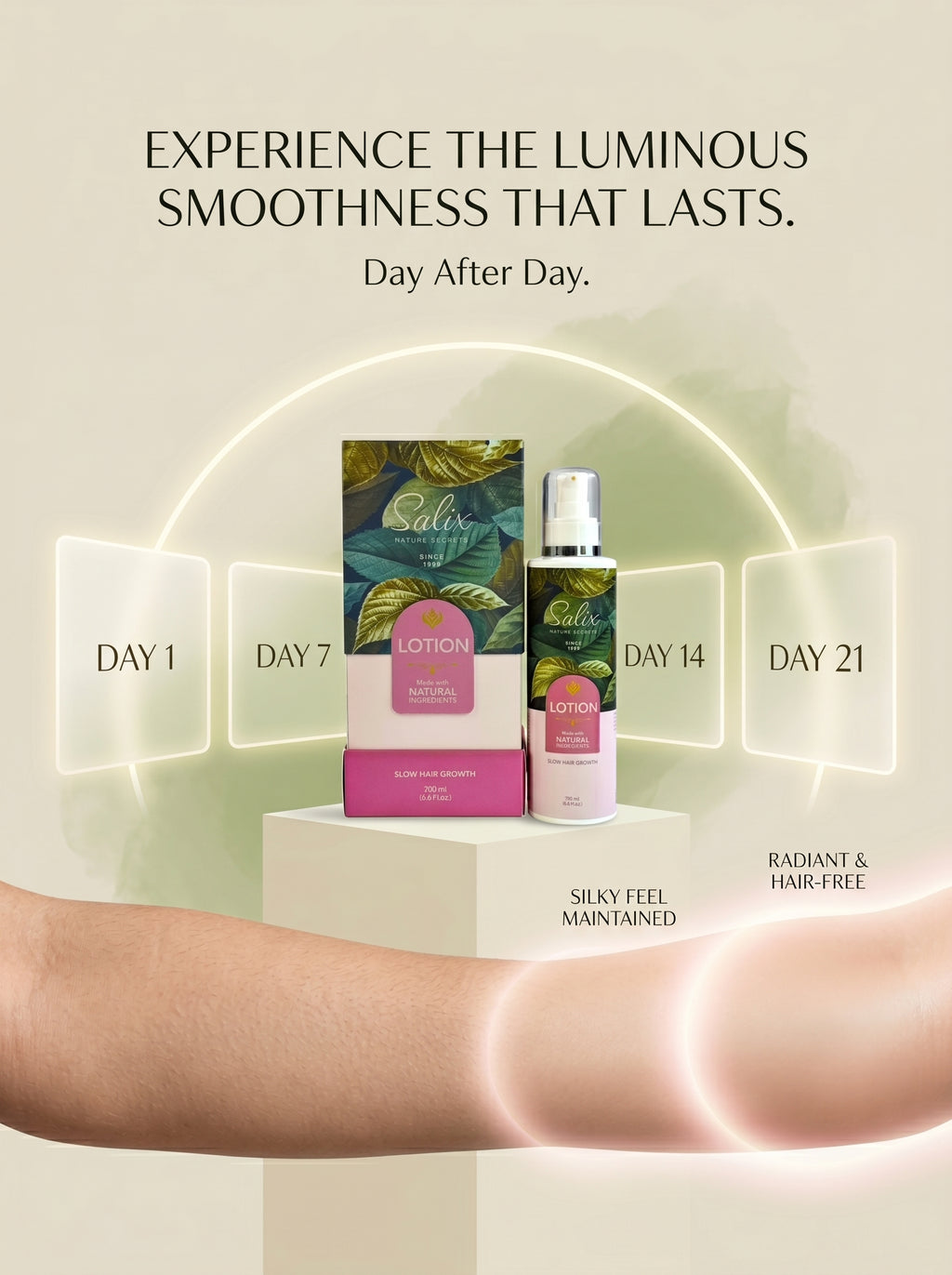 Salix lotion slow hair growth -200 ml-