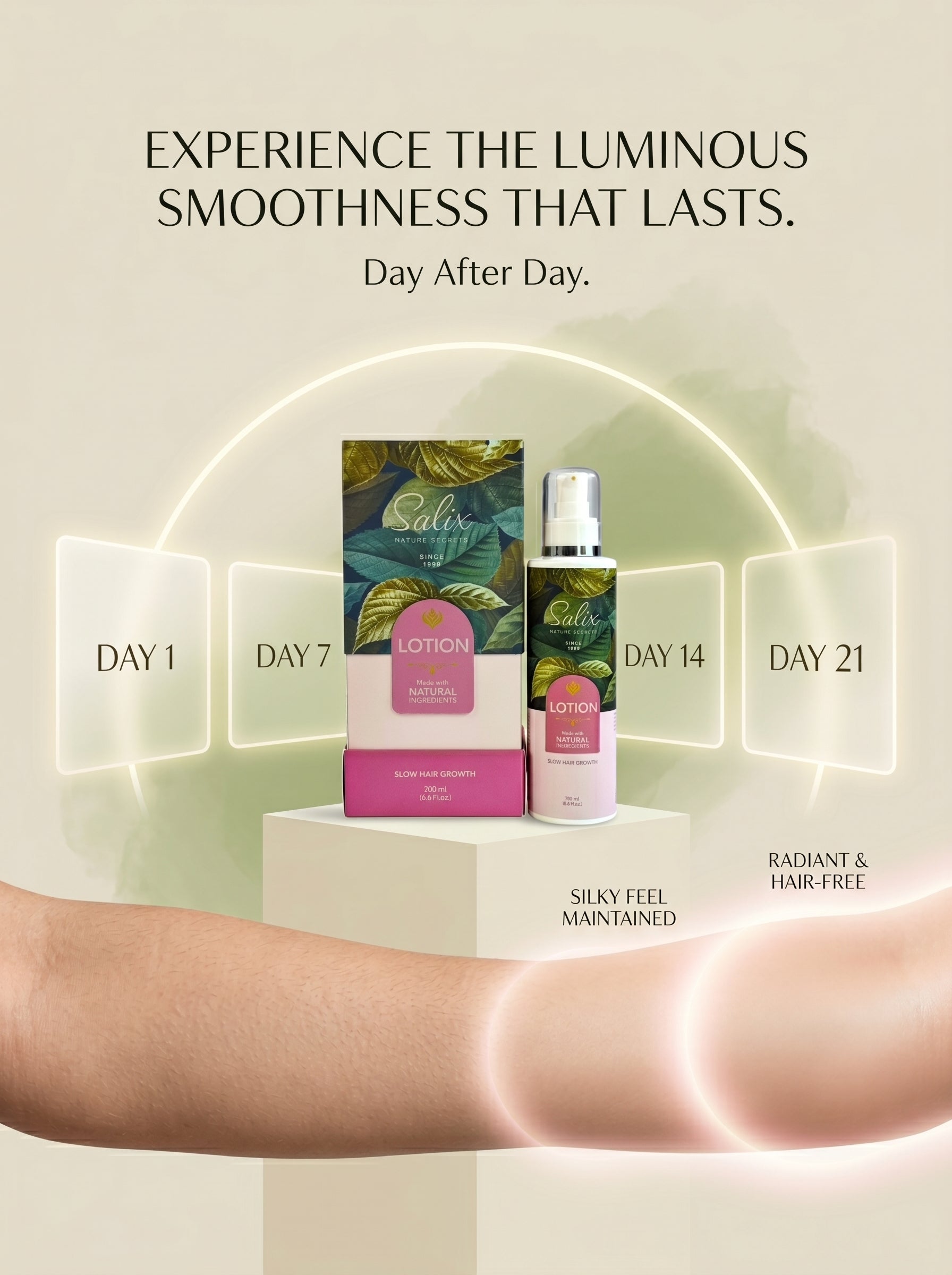 Salix lotion slow hair growth -200 ml-